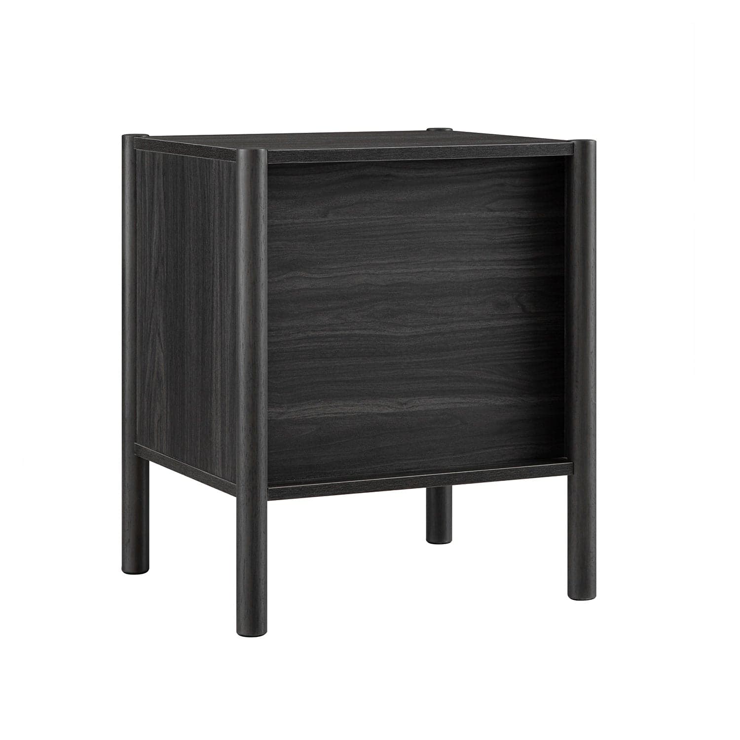 Linden 2-Drawer Bedside Table, Ebony